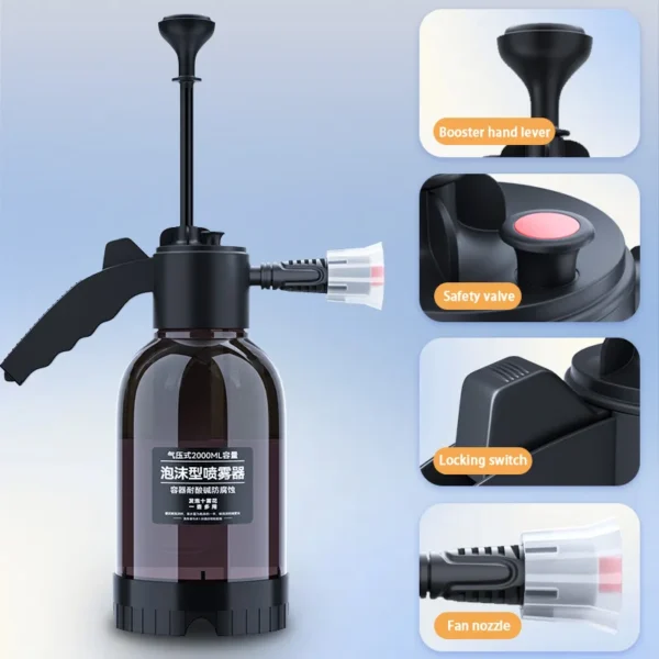 High Pressure Car Wash Spray Bottle 2